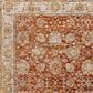Surya Mona Lisa 7"10" Round Light Sage, Tan, Brick Red, Mustard, Dark Blue and Olive Area Rug, , large