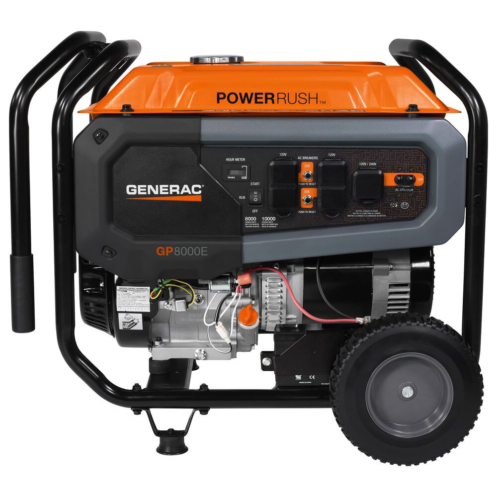 Generac 8000-Watt Portable Generator, , large