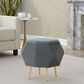 LumiSource Diamond Storage Ottoman in Green, , large