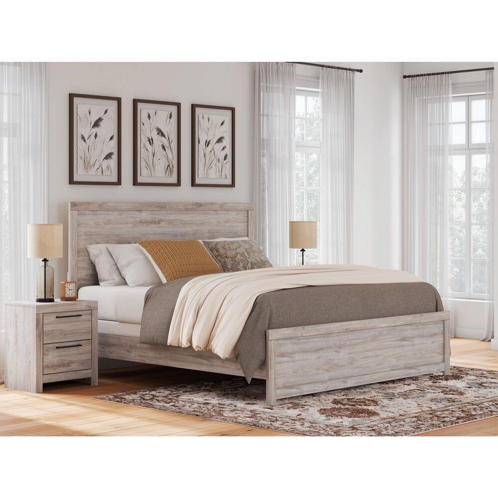 Ashley Broachmyn 2 Drawer Nightstand in Light Gray, , large