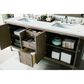 James Martin Vanities Chicago 72" Double Bathroom Vanity in Whitewashed Walnut with 3 cm Ethereal Noctis Quartz Top and Rectangular Sinks, , large