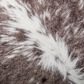 Loloi 22" Square Indoor/Outdoor Throw Pillow in Mocha and White, , large