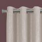 Monarch Specialties 52" x 84" Curtain Panel in Ivory (Set of 2), , large