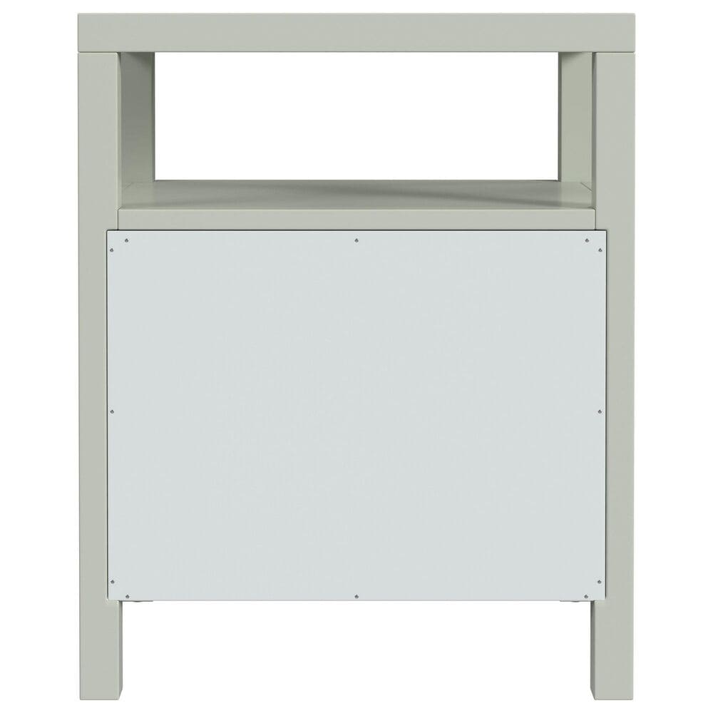 Butler Specialty Company Nora 2 Drawer Nightstand with Open Shelf in Sage Green, , large
