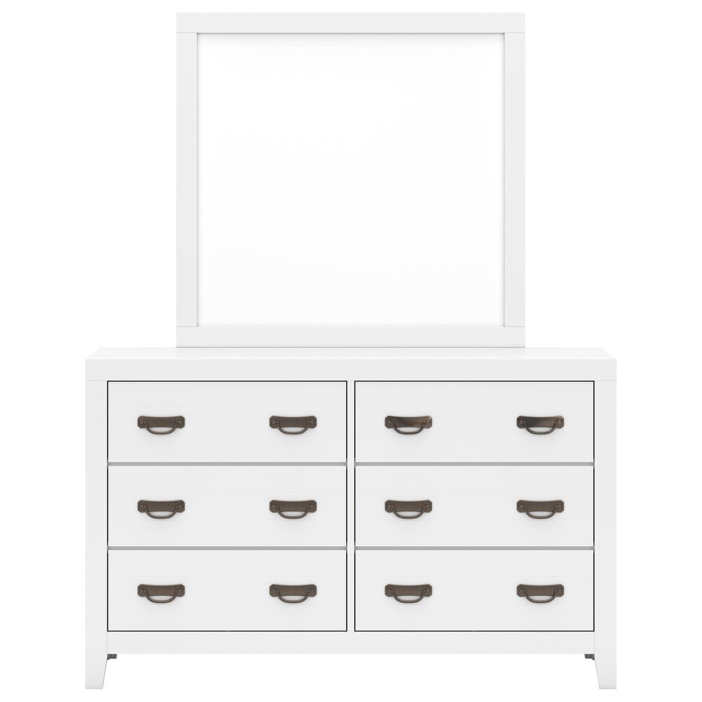 Ashley Binterglen 4-Piece King Panel Bedroom Set in White, , large