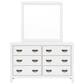 Ashley Binterglen 4-Piece King Panel Bedroom Set in White, , large