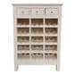 Santa Fe Rustic Wine Cabinet in Antique White, , large