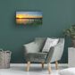 Timberlake Beata Czyzowska "Lakeside Melody" 12" x 24" Canvas Art in Light Blue/Tan/Yellow/Grey, , large