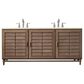 James Martin Vanities Portland 72" Double Bathroom Vanity in Whitewashed Walnut with 3 cm Eternal Marfil Quartz Top and Rectangular Sinks, , large