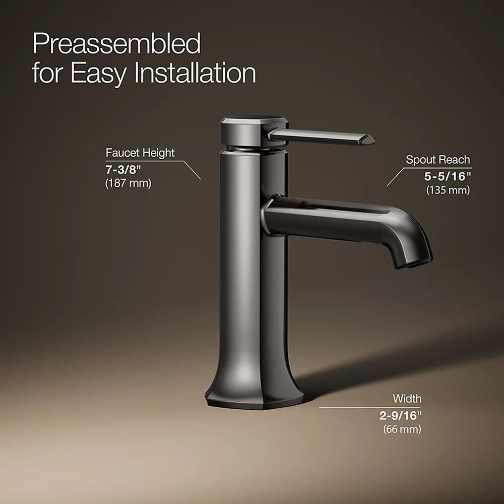 Kohler Occasion Single-Handle Bathroom Sink Faucet in Vibrant Titanium, , large
