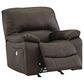 Ashley Leesworth Power Recliner in Dark Brown, , large