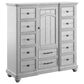 Golden Wave Furniture New Haven 12-Drawer Master Chest in Oyster Shell, , large