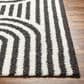 Surya Birmingham 6"7" x 9" Ivory and Black Area Rug, , large