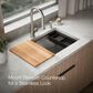 Kohler Lyric 33" Undermount Single-Bowl Kitchen Sink in Stainless Steel, , large