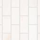 Shaw Eterna Alps Thassos 2" x 4" on 12" x 12.5" Natural Stone Mosaic Sheet, , large