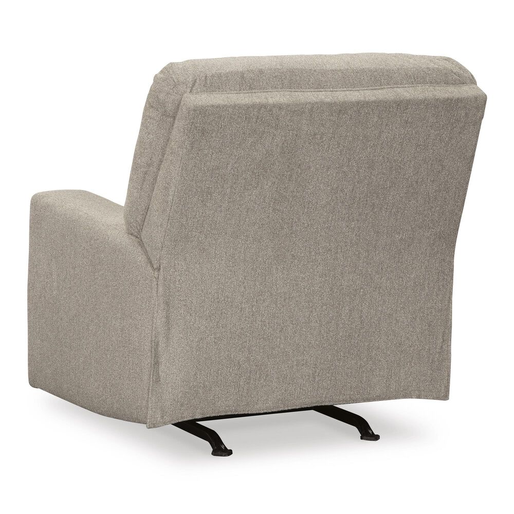 Ashley Deltona Manual Rocker Recliner in Parchment, , large