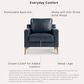 Lifestyle Solutions Fletcher Accent Chair in Navy, , large