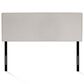 HOMLUX Roanne Queen Plain Headboard in Fog, , large