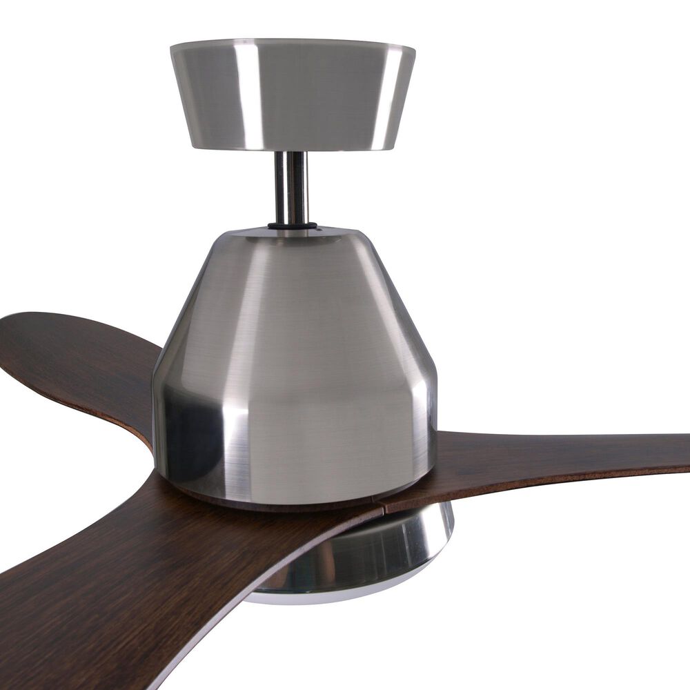 Beacon Lighting Whitehaven 56&quot; Indoor/Outdoor Ceiling Fan with LED Light in Brushed Chrome, , large