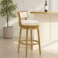 Armen Living Noely Bar Height Stool in Amber Glow, , large