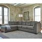 Ashley Pitkin 2-Piece Left Facing Sectional with Chaise in Slate, , large