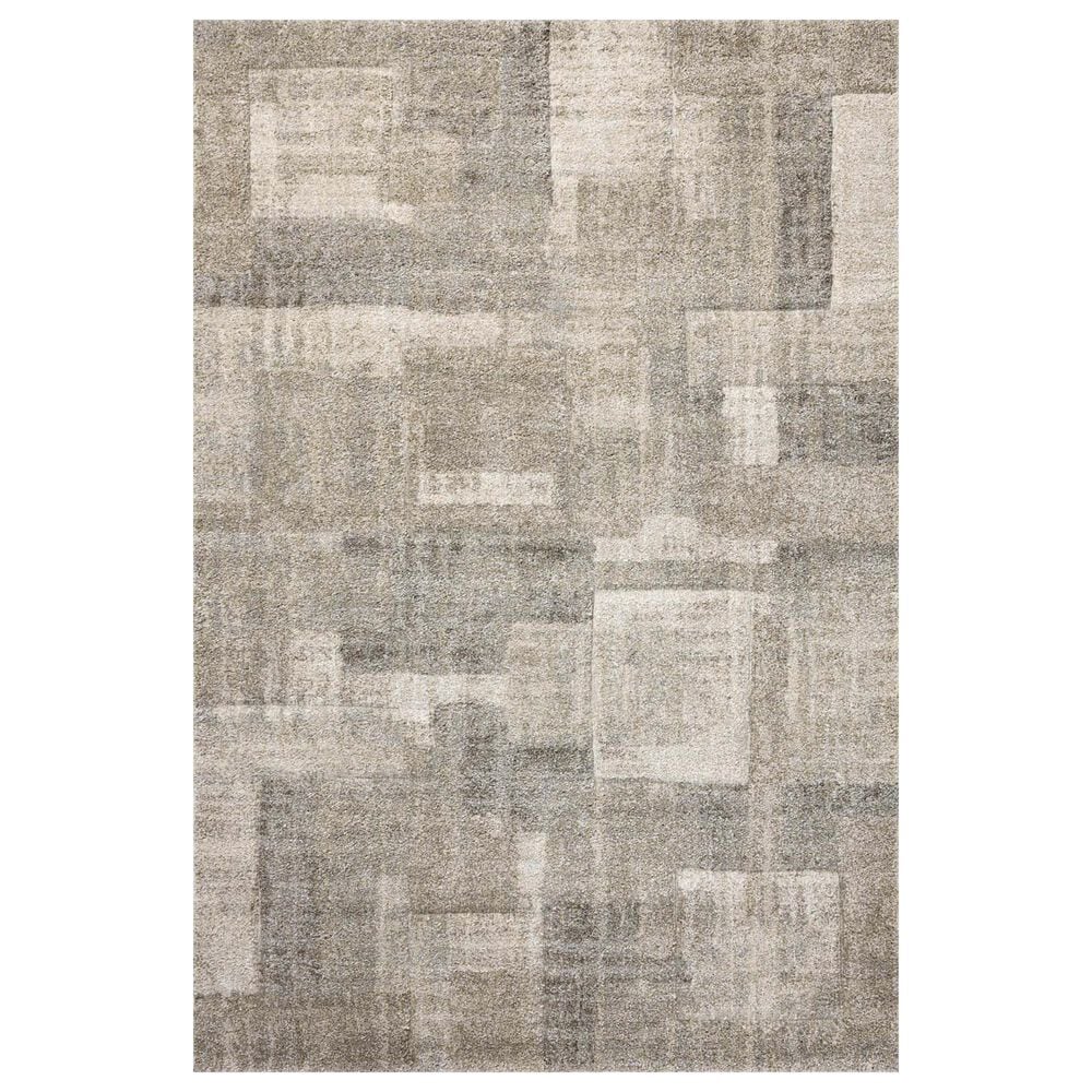 Loloi Silas 5"3" x 7"8" Natural and Pebble Area Rug, , large
