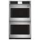 Cafe 2-Piece Kitchen Package with 30" Smart Built-In Convection Double Wall Oven and 36" Electric Cooktop in Stainless Steel, , large