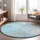 Dalyn Rug Company Odyssey OY7 Teal 8" Round Area Rug, , large