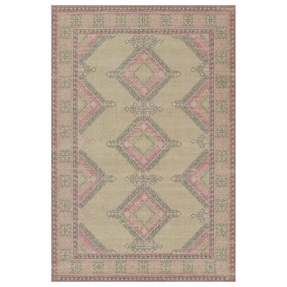 Momeni Anatolia 6"6" x 9" Pink Area Rug, , large