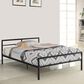 Hearth and Haven Full Platform Bed with Headboard and Footboard in Grey, , large