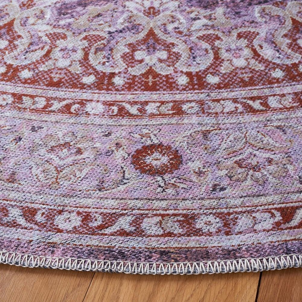 Safavieh Serapi 6&#39;7&quot; Round Grey and Light Grey Area Rug, , large