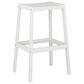 CorLiving Miramar 5-Piece Patio Pub Table Set in White, , large