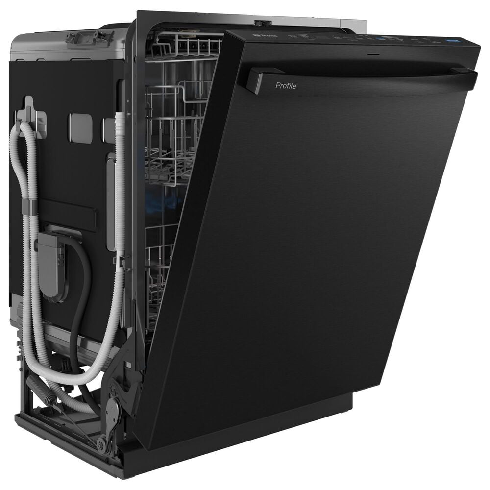 GE Profile 24&quot; Built-In Dishwasher with 39 dBA in Fingerprint Resistant Black Stainless, , large