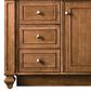 James Martin Vanities Bristol 48" Single Bathroom Vanity in Saddle Brown with Single Hole 3 cm White Zeus Quartz Top and Rectangular Sink, , large