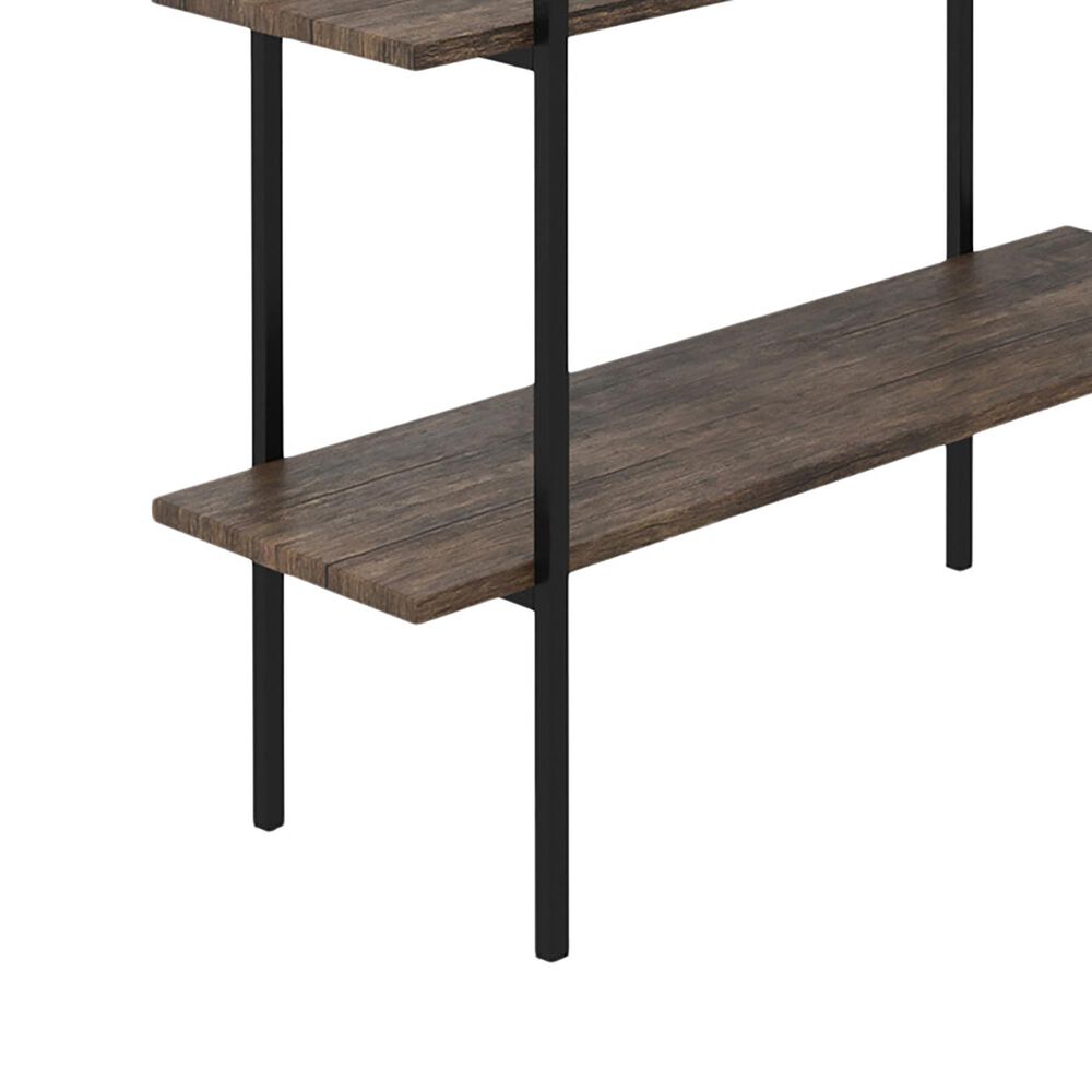 Timberlake Hastings Home Industrial 5-Tier Bookcase in Brown and Black, , large