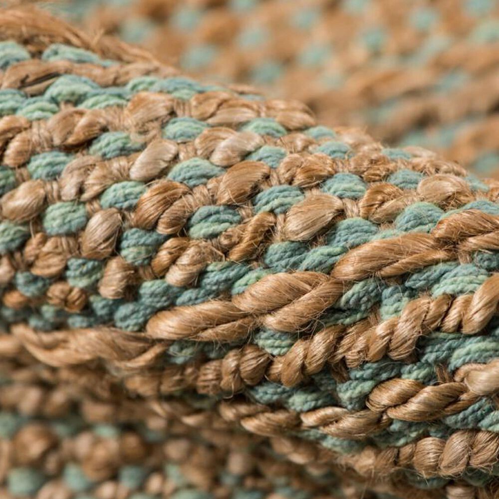 Amer Rugs Naturals 5&#39; x 8&#39; Aqua Area Rug, , large