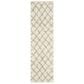 Safavieh Dallas Shag SGD258F-28 2"3" x 8" Ivory/Grey Runner, , large