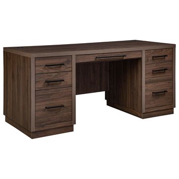 Riva Ridge Harman Executive Desk in Spiced Rum, , large