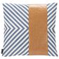 Safavieh Endra 18" Pillow in Navy and White, , large