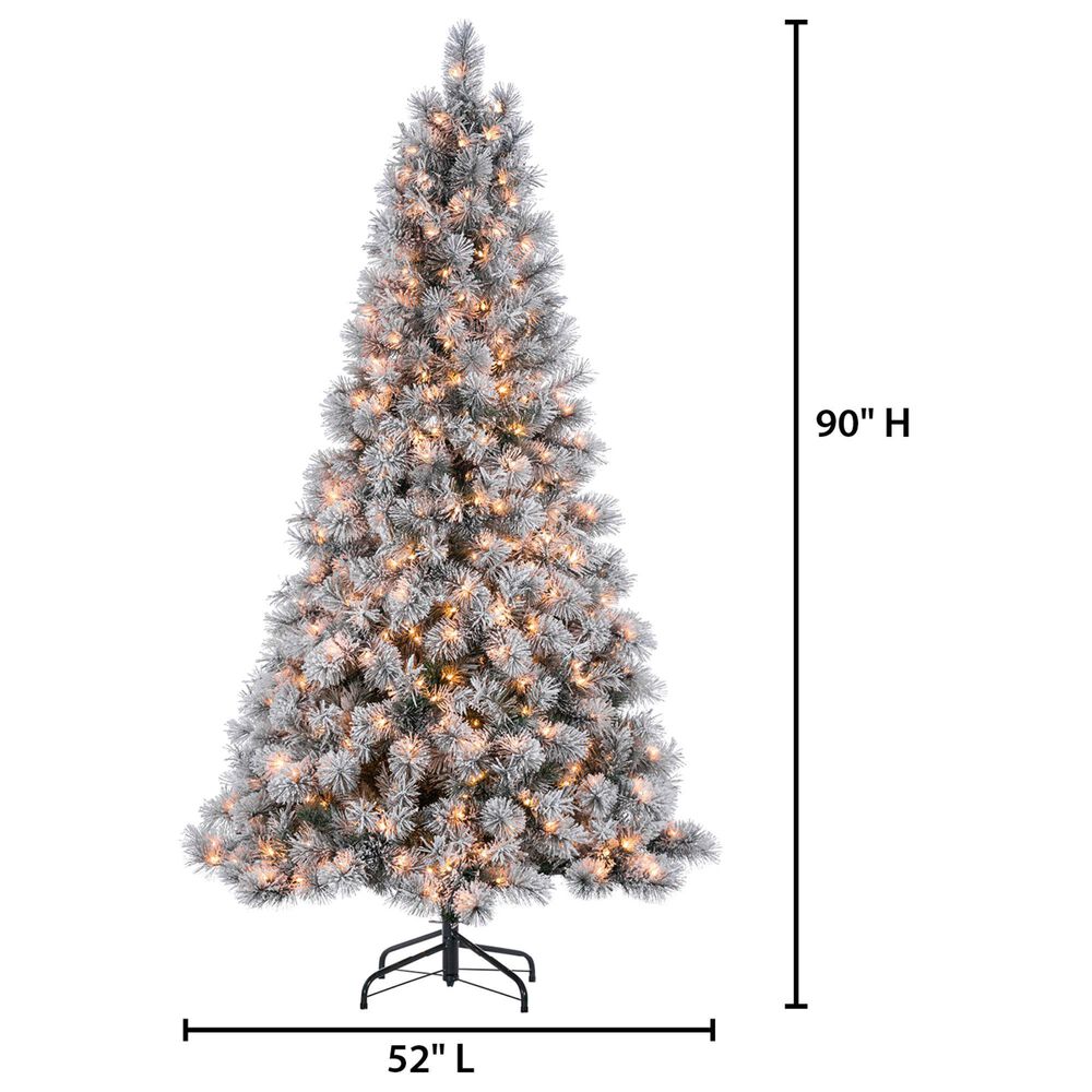 The Gerson Company 7.5&#39; Pre-Lit Boise Pine Christmas Tree in Green, , large