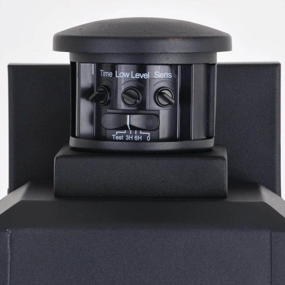 Vaxcel International Co. Ltd. Kinzie Dualux 5-in. Outdoor Motion Sensor Wall Light in Black, , large