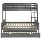 Forest Grove Louver Twin over Full Bunkbed with Trundle in Antique Grey, , large