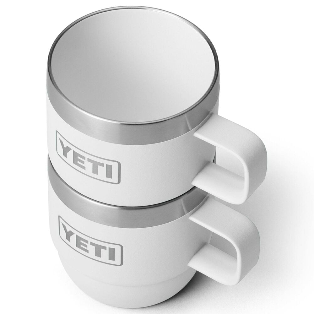 YETI Rambler 6 Oz Stackable Mug in White &#40;Set of 2&#41;, , large