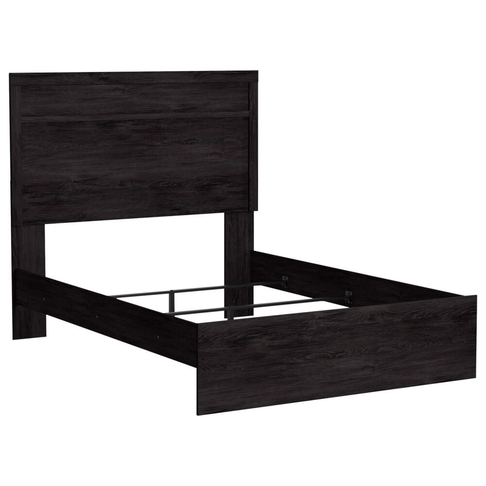 Ashley Belachime Full Panel Bed with Dresser Chest and 2 Nightstands in Dark Charcoal, , large