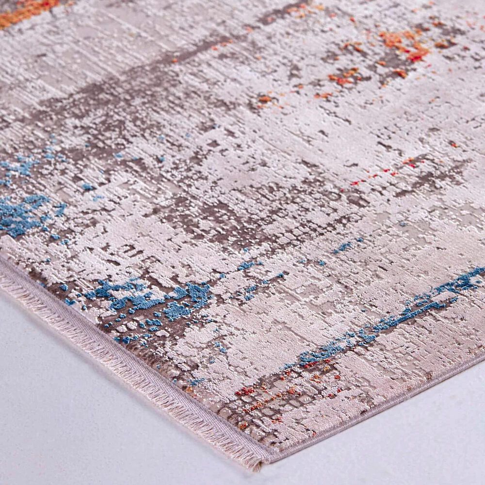 Feizy Cadiz 12&#39; x 18&#39; Ivory and Multicolor Area Rug, , large