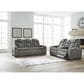 Ashley Next-Gen DuraPella Power Reclining Sofa in Slate, , large