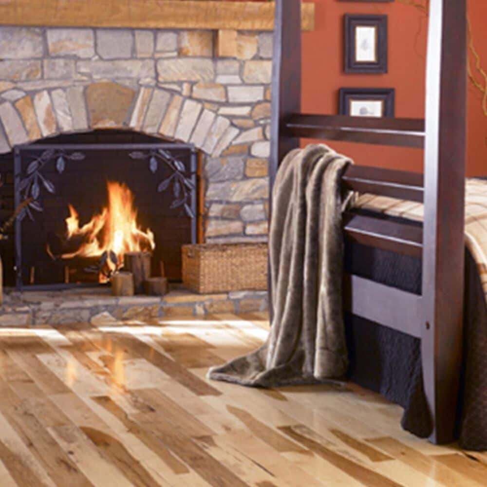 Mullican Flooring Muirfield Natural Hickory 4" Hardwood, , large