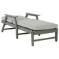 Ashley Visola Chaise Lounge with Cushion in Gray, , large