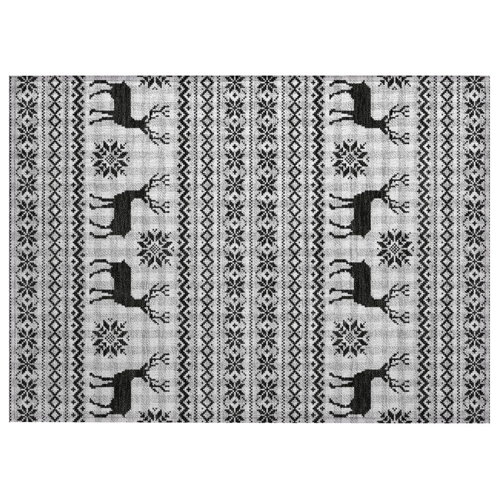 Dalyn Rug Company Wonderland WN28 1"8" x 2"6" Silver Indoor/Outdoor Area Rug, , large