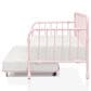 Furniture of America Wren Twin Daybed with Trundle in Pink, , large